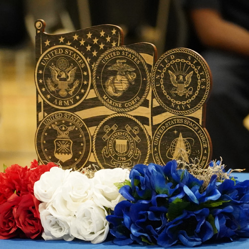 Veterans Day Table Centerpiece